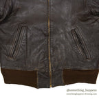 1950's~ LLBEAN GOAT SKIN LEATHER JACKET ... 44
