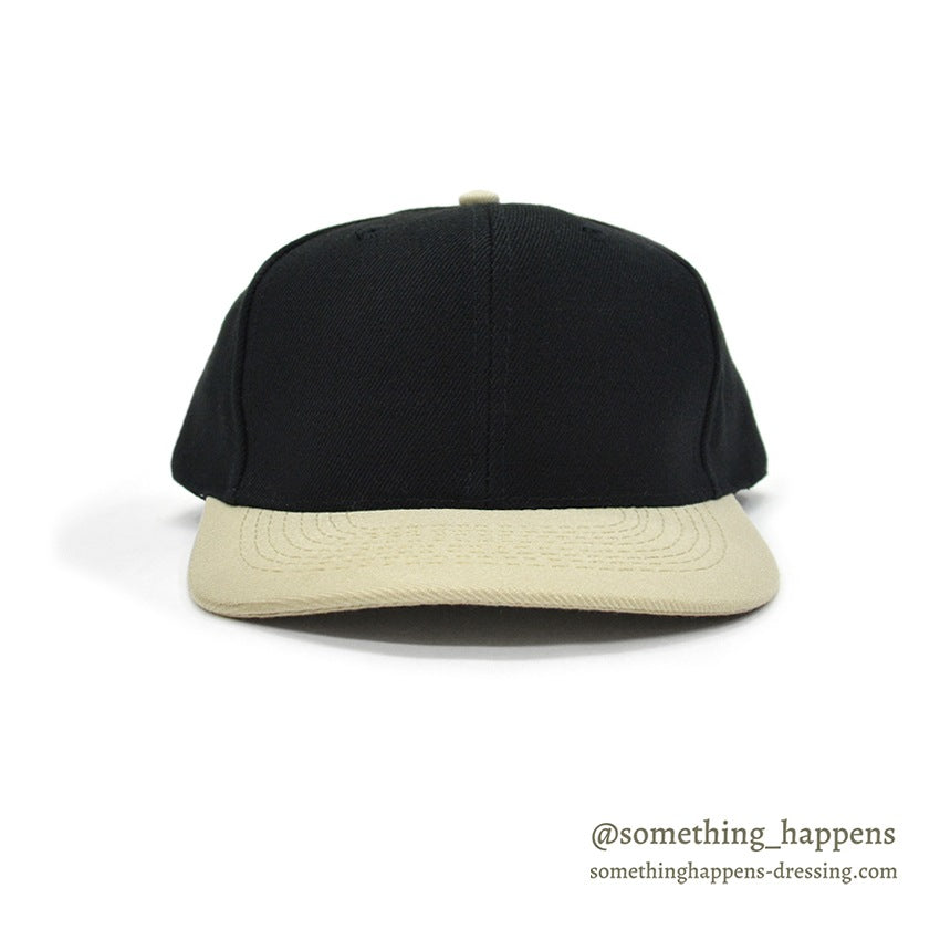 1990's DEADSTOCK OTTO CAP BLACK/TAN SNAP BACK CAP...