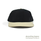 1990's DEADSTOCK OTTO CAP BLACK/TAN SNAP BACK CAP...