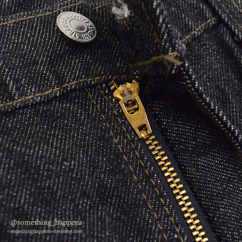1990's DEADSTOCK Levi's 505 BLACK DENIM PANTS USA製 ... W36/L34
