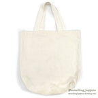 1990's STUDIO Q RAINFOREST ABC's PRINT CANVAS TOTE BAG...