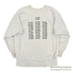 1990's CHAMPION JUST SHIP IT REVERSE WEAVE SWEAT SHIRT HEAVY WORN... XL