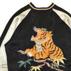 1950s JAPAN SOUVENIR JACKET (Sukajan) - Tiger/Eagle design with speed zipper... Fits like XL