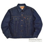 1970's Levi's 70505 small-e DENIM JACKET DARK... 40