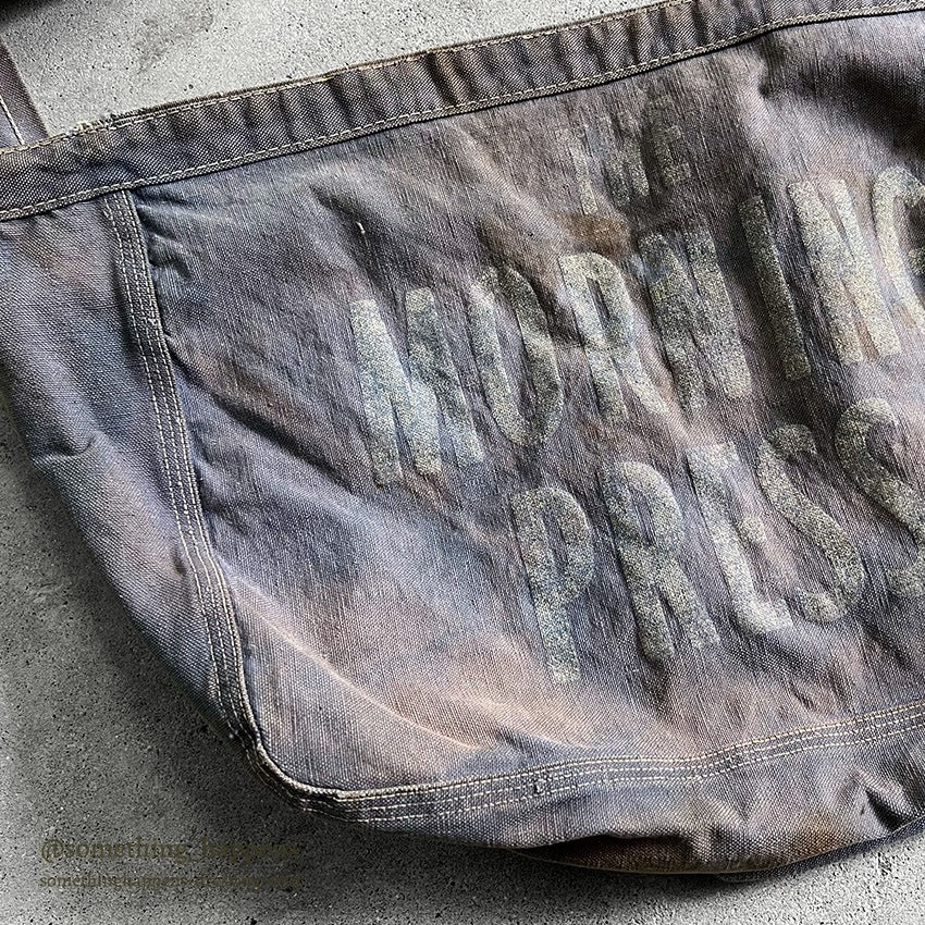 1940's~ THE MORNING PRESS FADED NAVY NEWSPAPERS BAG...