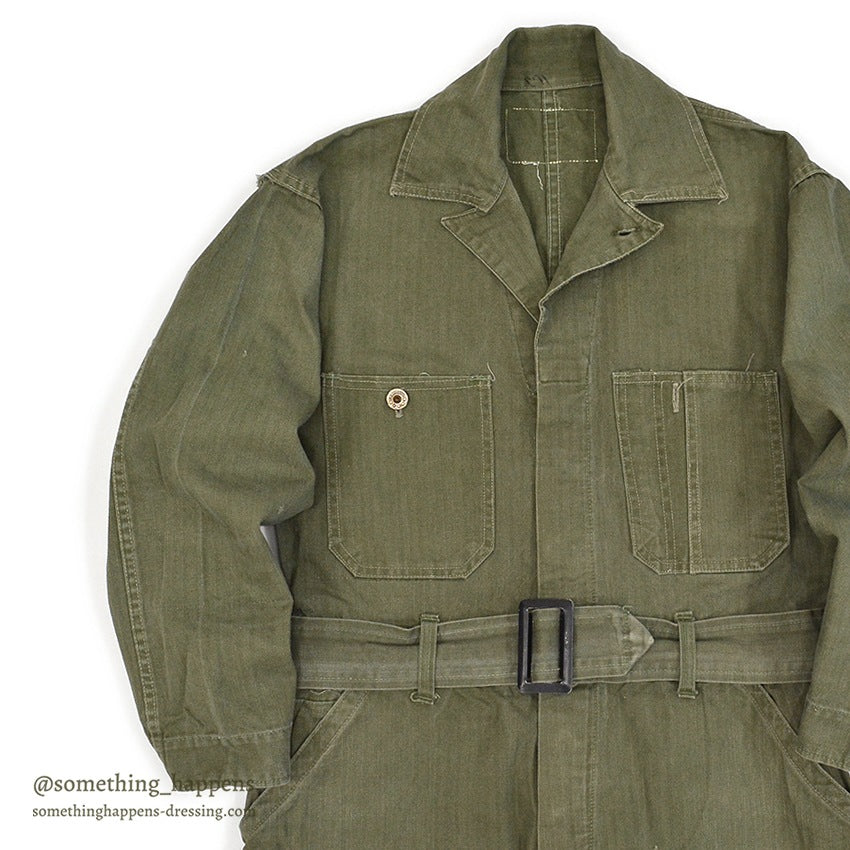 1940s WW2 HBT COVERALL...