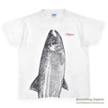 1980's ROYAL HEAVY SALMON FISH T-SHIRT...L
