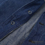 1940's U.S.NAVY WW2 SHAWL COLLAR DENIM JACKET DARK ...