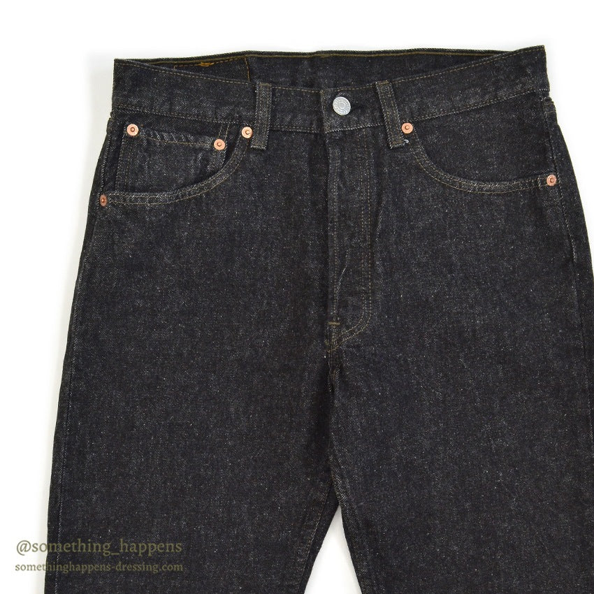 1990's DEADSTOCK Levi's 501 BLACK DENIM PANTS ... W31/L30