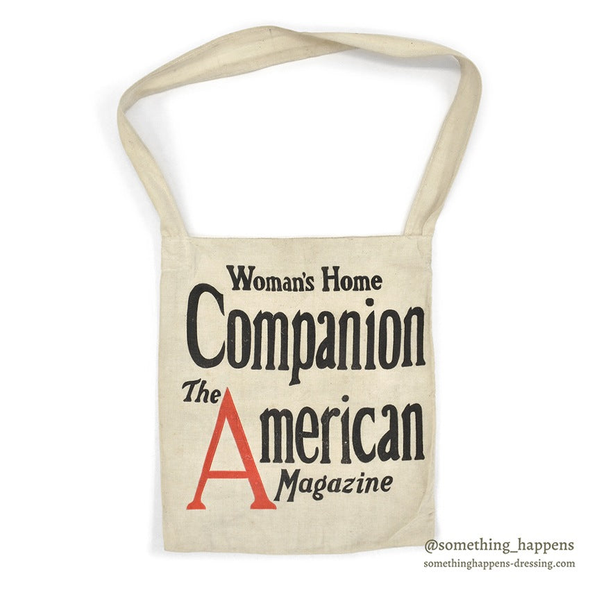 1930's~ COLLIER'S THE NATIONAL WEEKLY MAGAZINE DELIVERY BAG ...