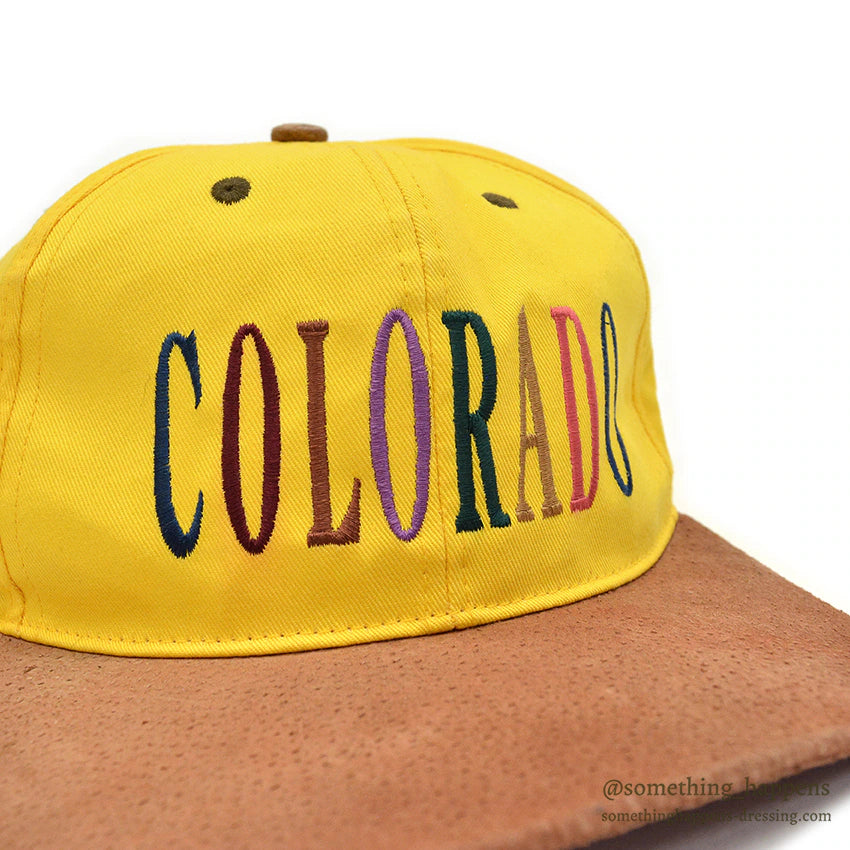 1990's COLORADO YELLOW CAP...