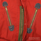 1950's~ HERCULES RED COVERALL BLANKET LINING MODIFIED...