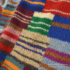 1990's J.CREW MULTI-COLOR WOOL KNIT SWEATER... M