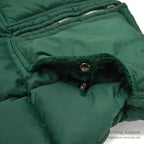 1970's MIGHTY-MAC NORSAC PRIME GOOSE DOWN VEST / GREEN ... M