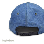 1970's~ OLD BLUE DENIM CAP...FITS ALL
