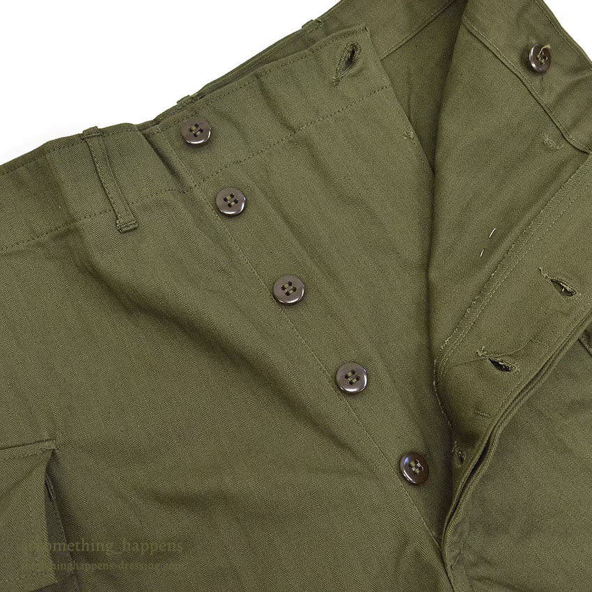 1940's DEADSTOCK U.S.ARMY WW2 M-43 HBT TROUSERS ... W36/L33