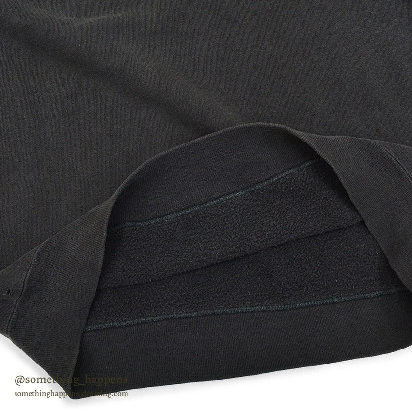 1960's PENNEY'S BLANK S/S SWEAT SHIRT / BLACK ... L