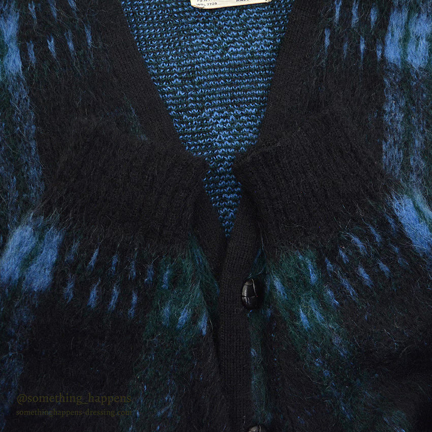 1960's CAMPUS MOHAIR CARDIGAN... L