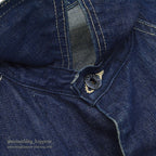1940's PAYDAY WW2 DENIM COVERALL / DARK...