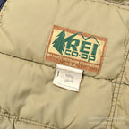 1980's REI DOWN VEST NAVY / SUN FADED ... L