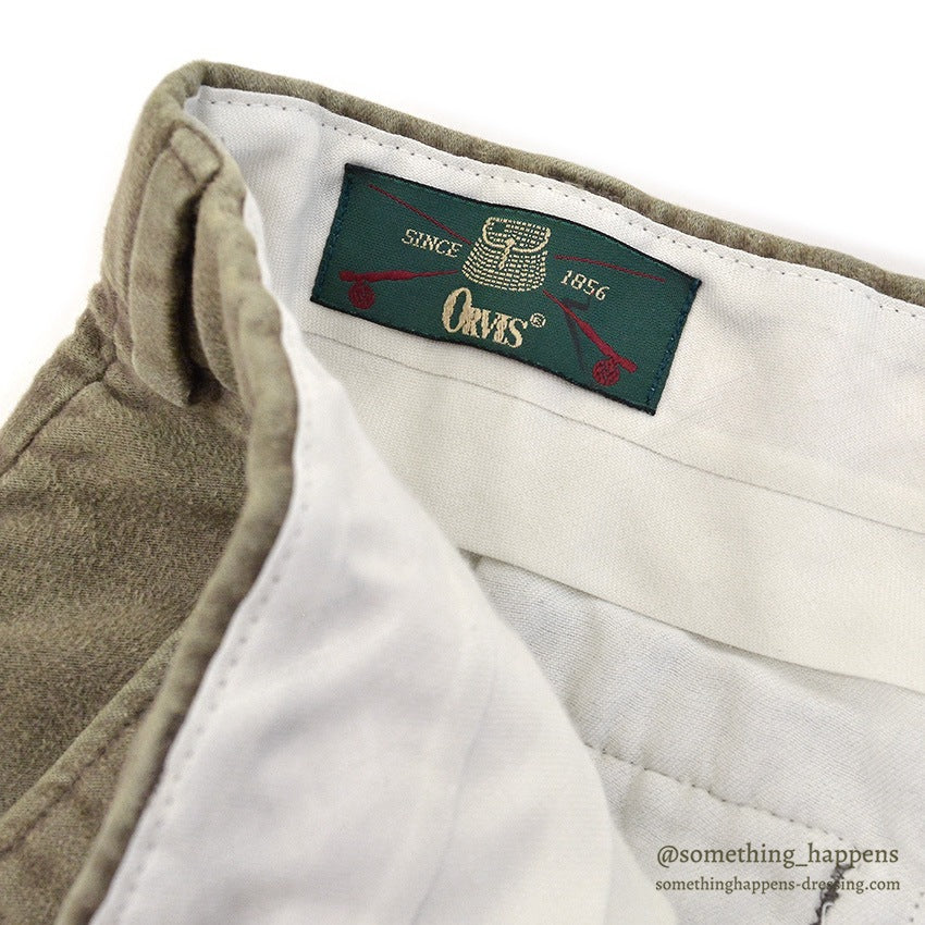 1980's ORVIS MOLESKIN WORK PANTS...W34/L29