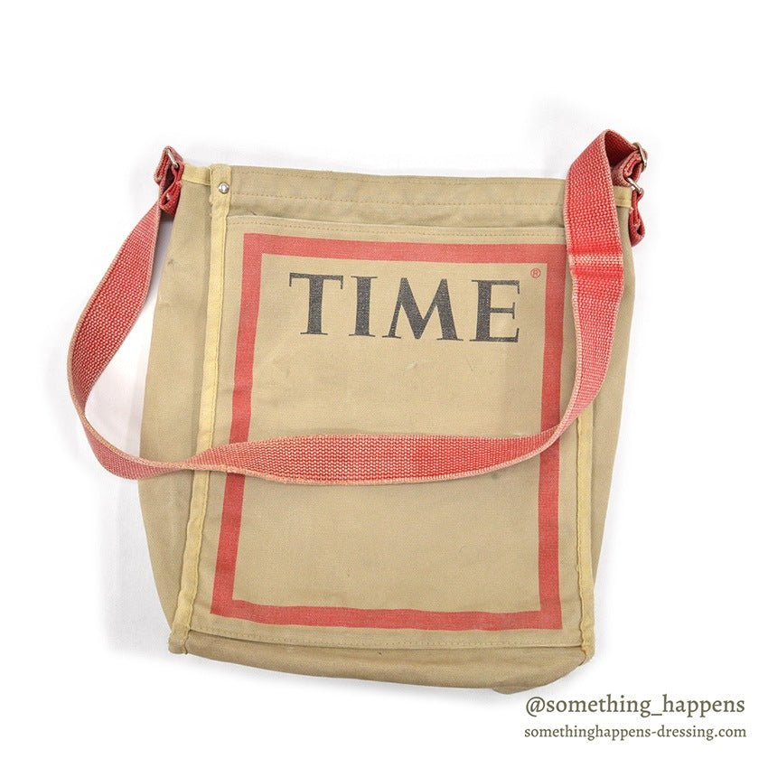 1980's~ TIME MAGAZINE CANVAS BAG...