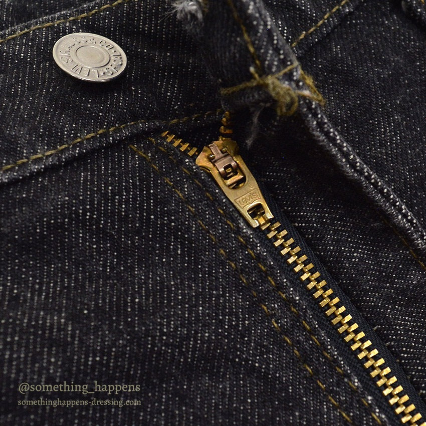 1990's Levi's 505 BLACK DENIM PANTS...W36/L30