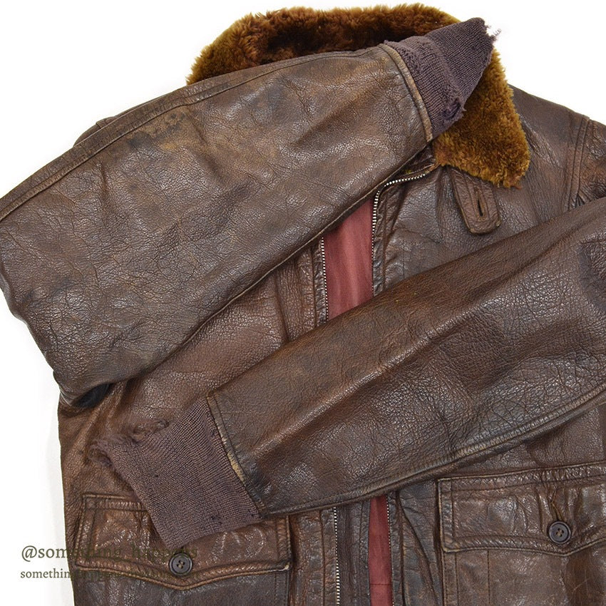 1940's USNAVY M-422A FLIGHT JACKET / GORDON & FERGUSON CO. ... 36