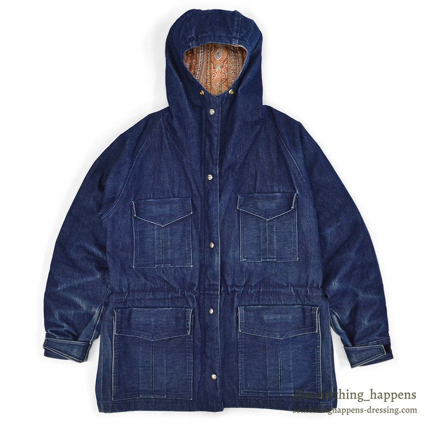 1970's~ OLD DENIM MOUNTAIN PARKA...
