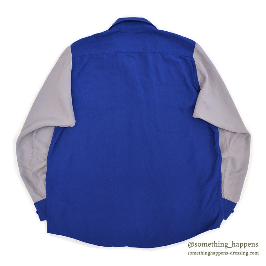1960's 301 TWO-TONE RAYON SHIRT...L