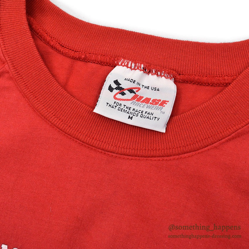 1990's CHASE ALL OVER RACING SPONSOR PRINT T-SHIRT ... M