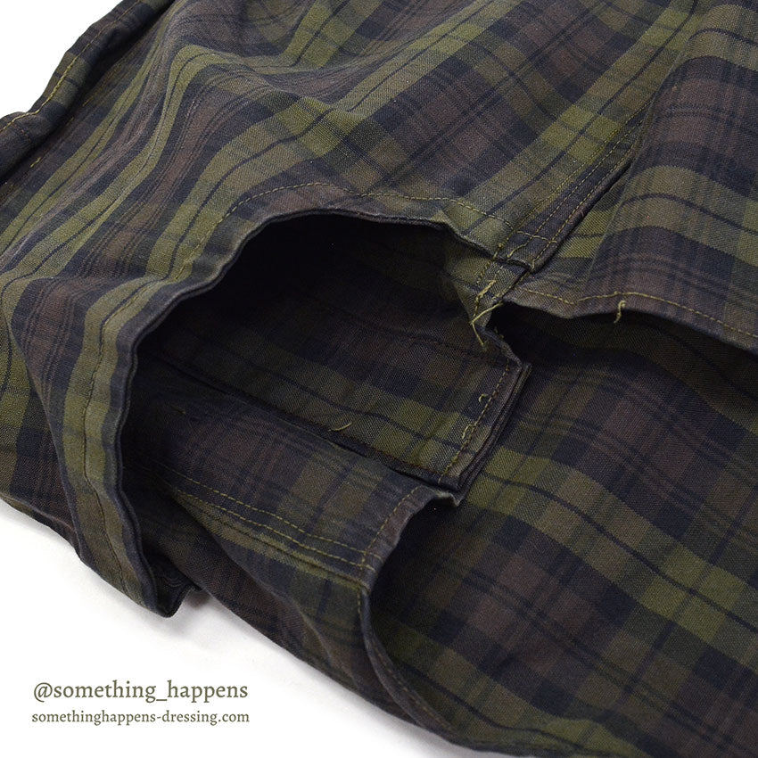 1960's GUN CLUB SHOOTING VEST / PLAID FABRIC ...