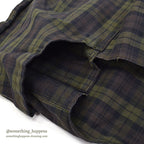 1960's GUN CLUB SHOOTING VEST / PLAID FABRIC ...