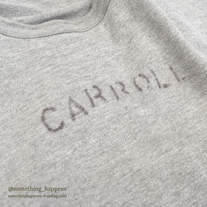 1960's RUSSELL CARROLL T-SHIRT / STENCIL...XL