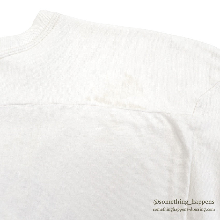 1980's CHAMPION FOOTBALL SHIRT / WHITE...XL