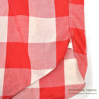 1960's GENE RONALD BLOCK PLAID B/D SHIRT ... M