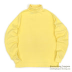 1980's~ EDDIE BAUER YELLOW TURTLE NECK TEE...L