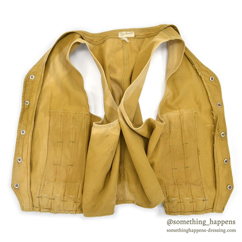 1940's~ QUIK-SHOT JACKET CO, LTD. SHOTGUN SHELL DISPENSERG VEST ... M