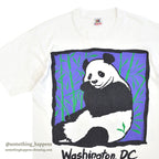 1990's FRUIT OF THE LOOM PANDA WASHINGTON DC T-SHIRT ... L