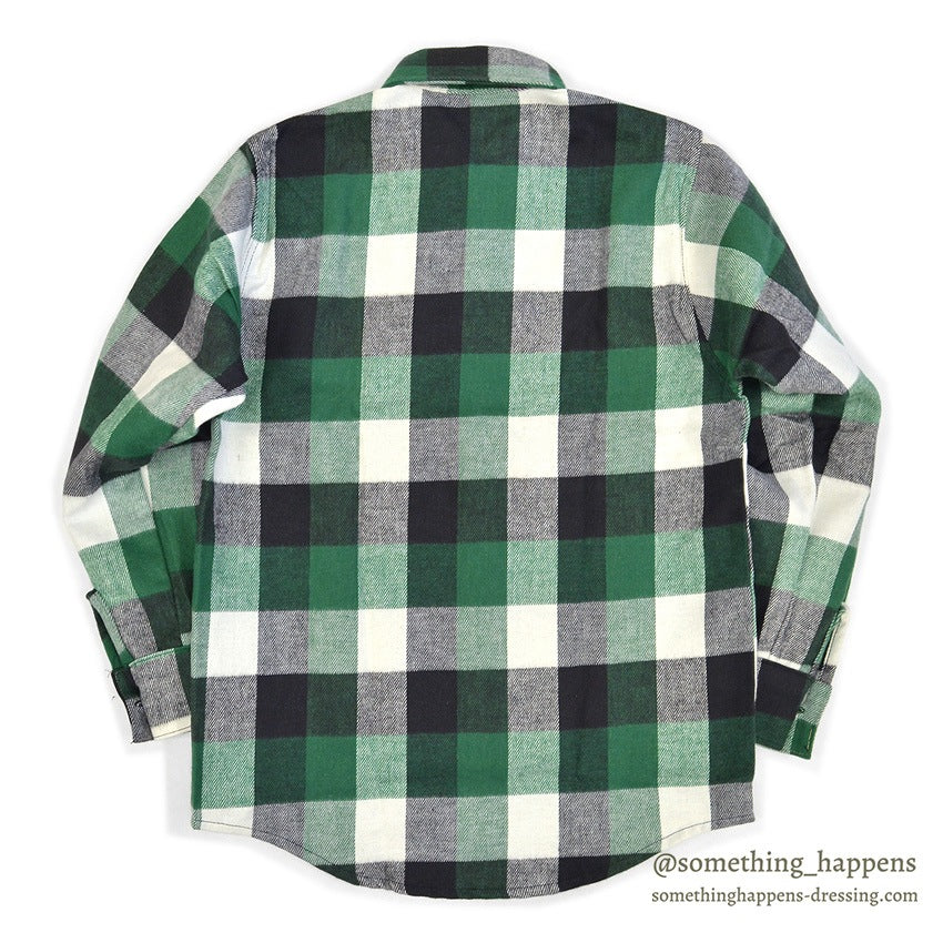 1970's~ DEADSTOCK FROST PROOF PAYMASTER FLANNEL SHIRT...M