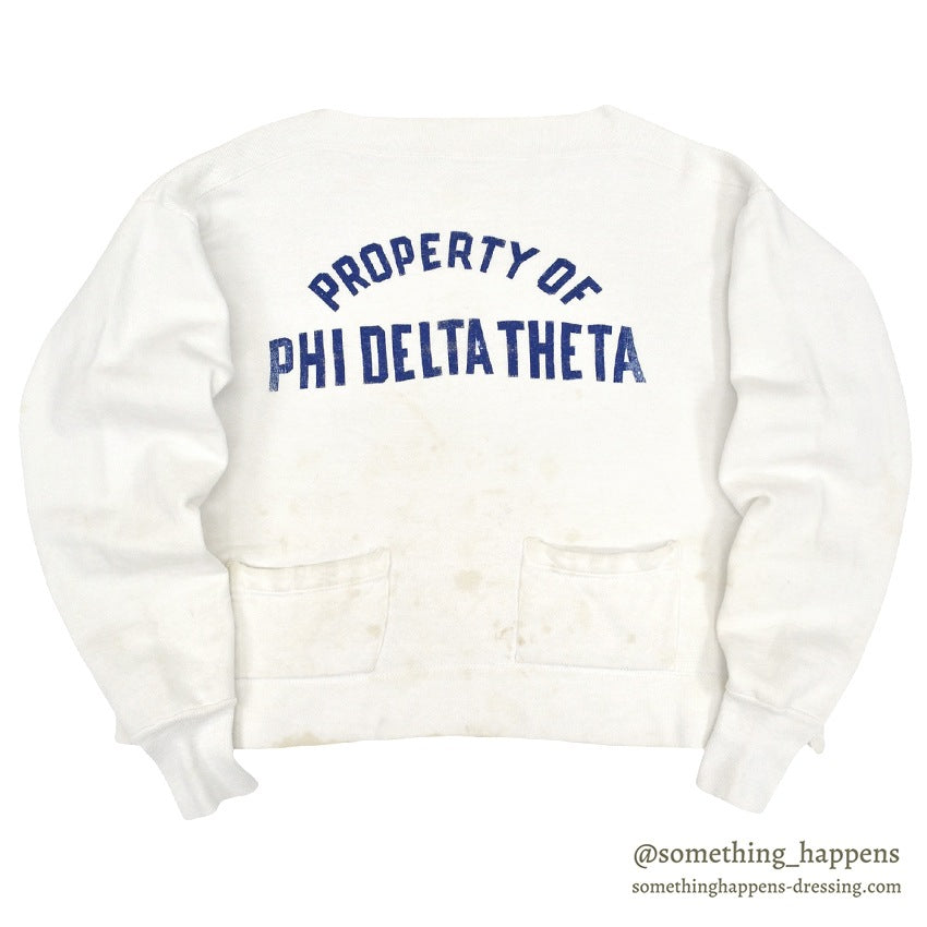 1950's CHAMPION PROPERTY OF PHI DELTA THETA SWEAT SHIRT... XL