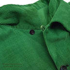 1950's UNKNOWN GREEN CORDUROY SHIRT...