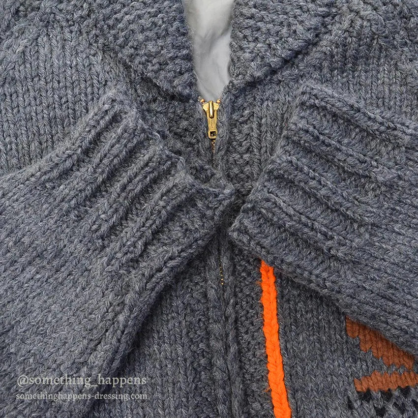 1960's BASKETBALL COWICHAN SWEATER...