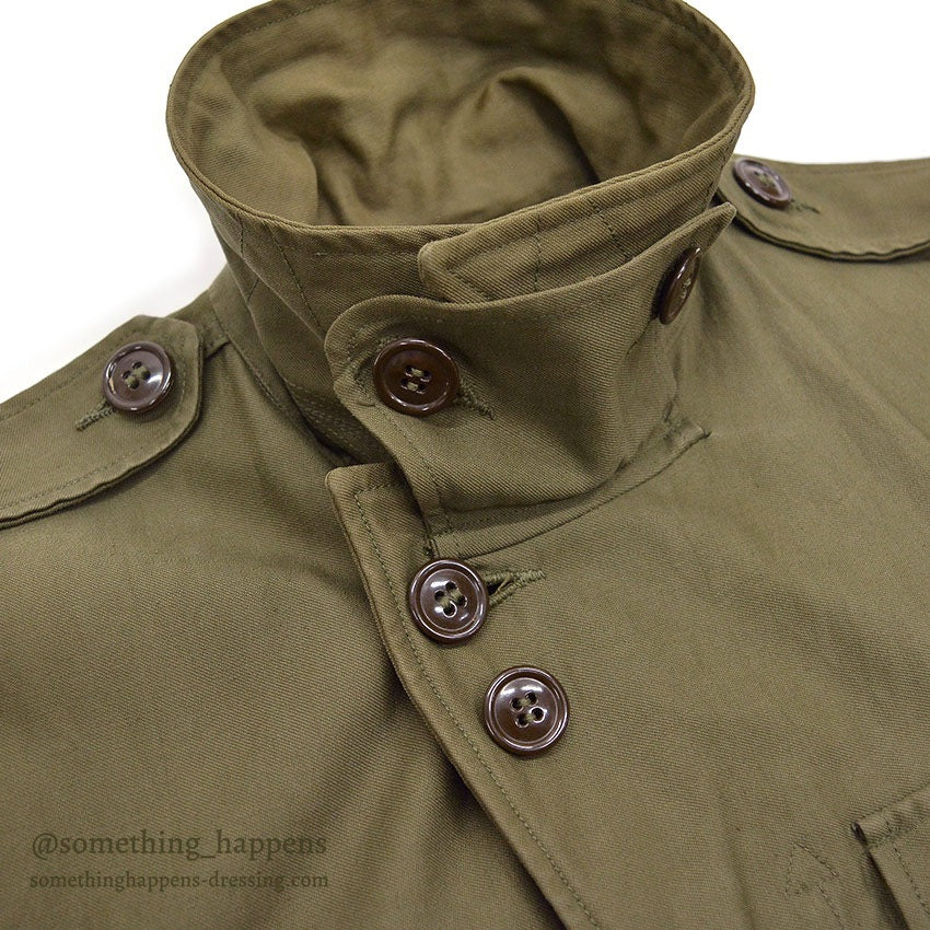 1940's WW2 M1943 FIELD JACKET / PORTRAIT PAINT, SUPER RARE ... 34L