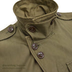 1940's WW2 M1943 FIELD JACKET / PORTRAIT PAINT, SUPER RARE ... 34L