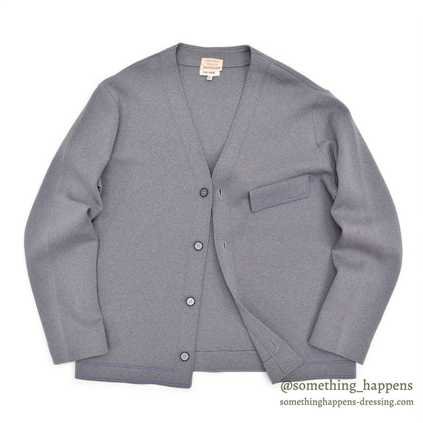 1980's~ SAKS FIFTH AVENUE WOOL CARDIGAN ... L