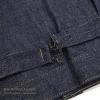 1940's DEADSTOCK FOREMOST BUCKLE BACK DENIM JACKET / LEATHER PATCH ... 36