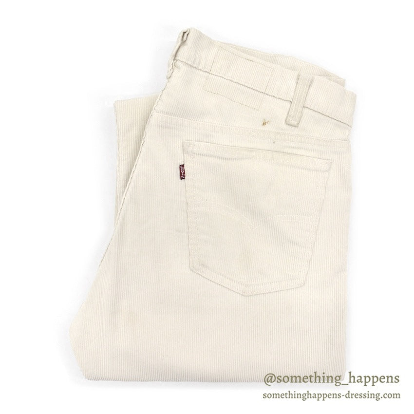 1980's Levi's 521 CORDUROY PANTS...W35/L29