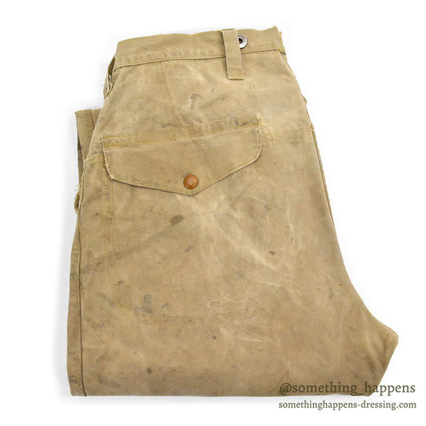 1930's~ C.C.FILSON FIL-CLO DOUBLE KNEE DUCK PANTS ... W35/L28