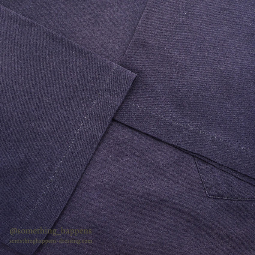 1960's TOWNCRAFT POCKET T-SHIRT / FADED NAVY ... XL